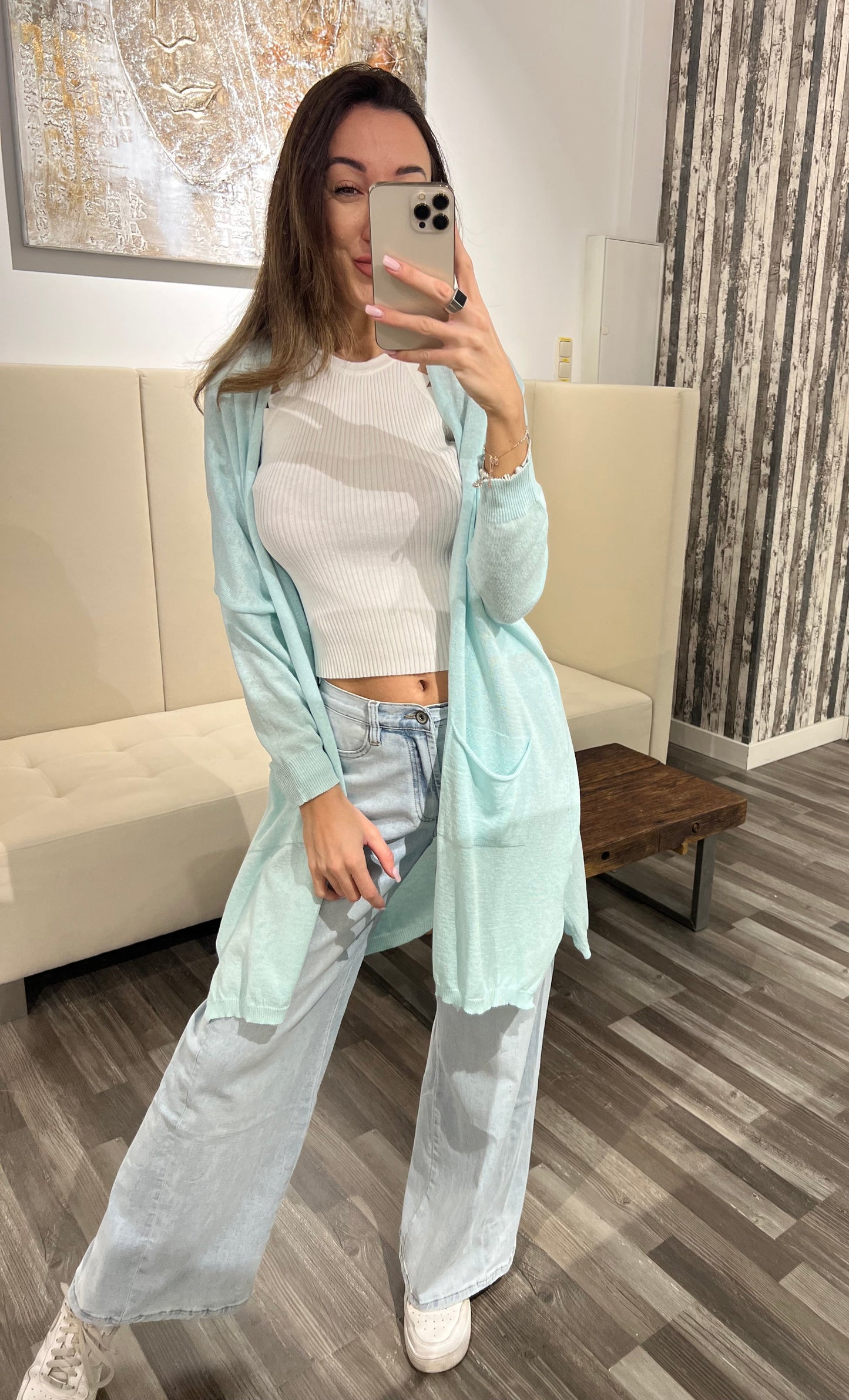 Jeans Vnarzissen – Lässige Wide-Leg-Denim mit Komfort-Stretch