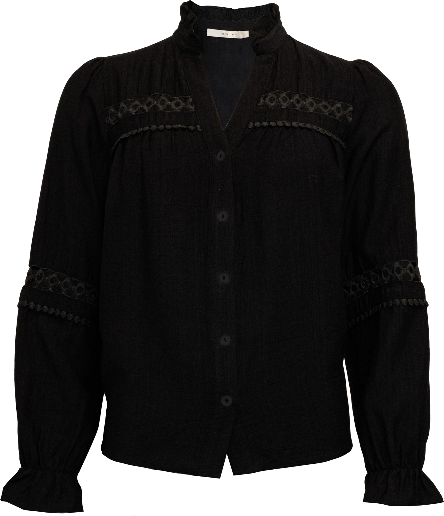 Costamani Bluse in Whisper White – Feminine Eleganz im skandinavischen Stil (Elijah Shirt)