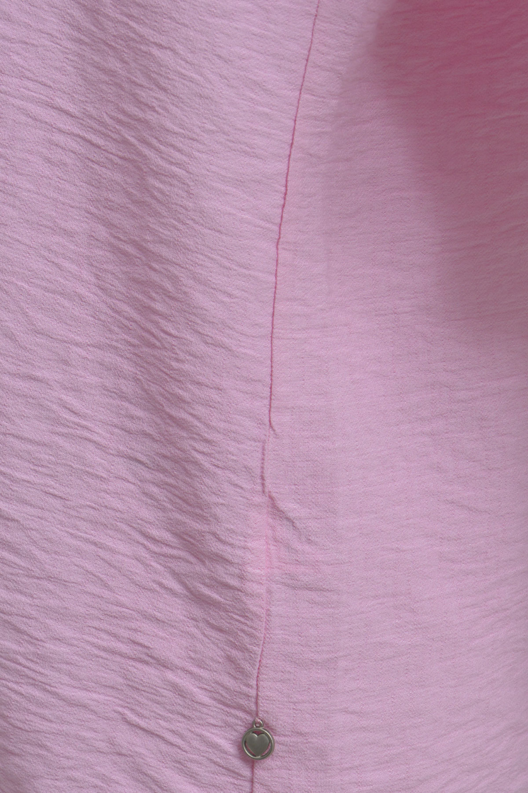 Heartkiss Damen Bluse Rosa – Luftige Sommerbluse mit V-Ausschnitt