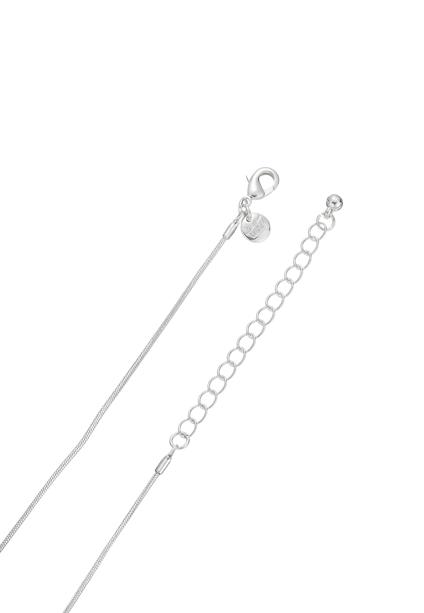 Leslii Damen Halskette mit Tropfen-Anhänger – Zeitlose Eleganz in Silber-Optik