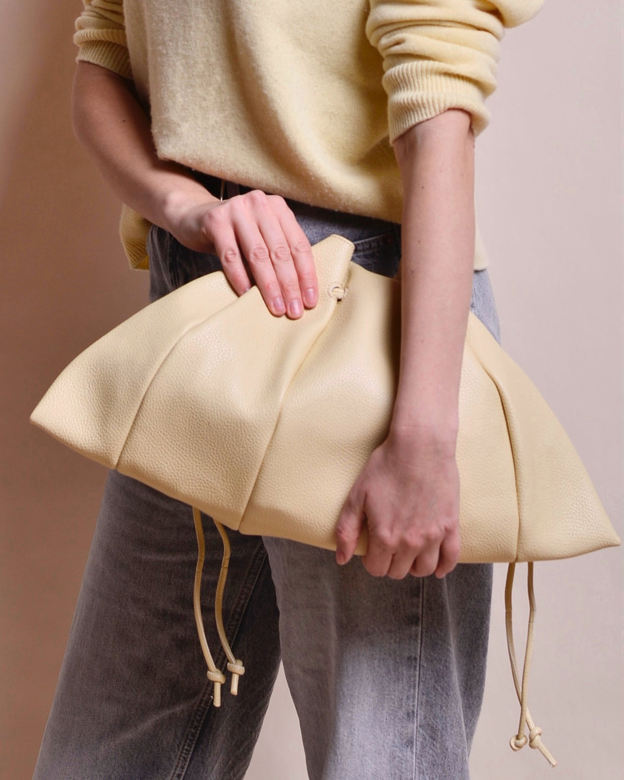 Tasche Vtatoy – Oversize Clutch in weicher Leder-Optik