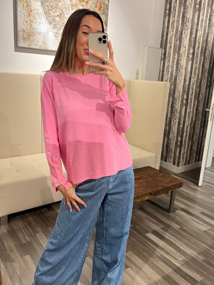 ok Feinstrickpullover Variadne mit Rundhals