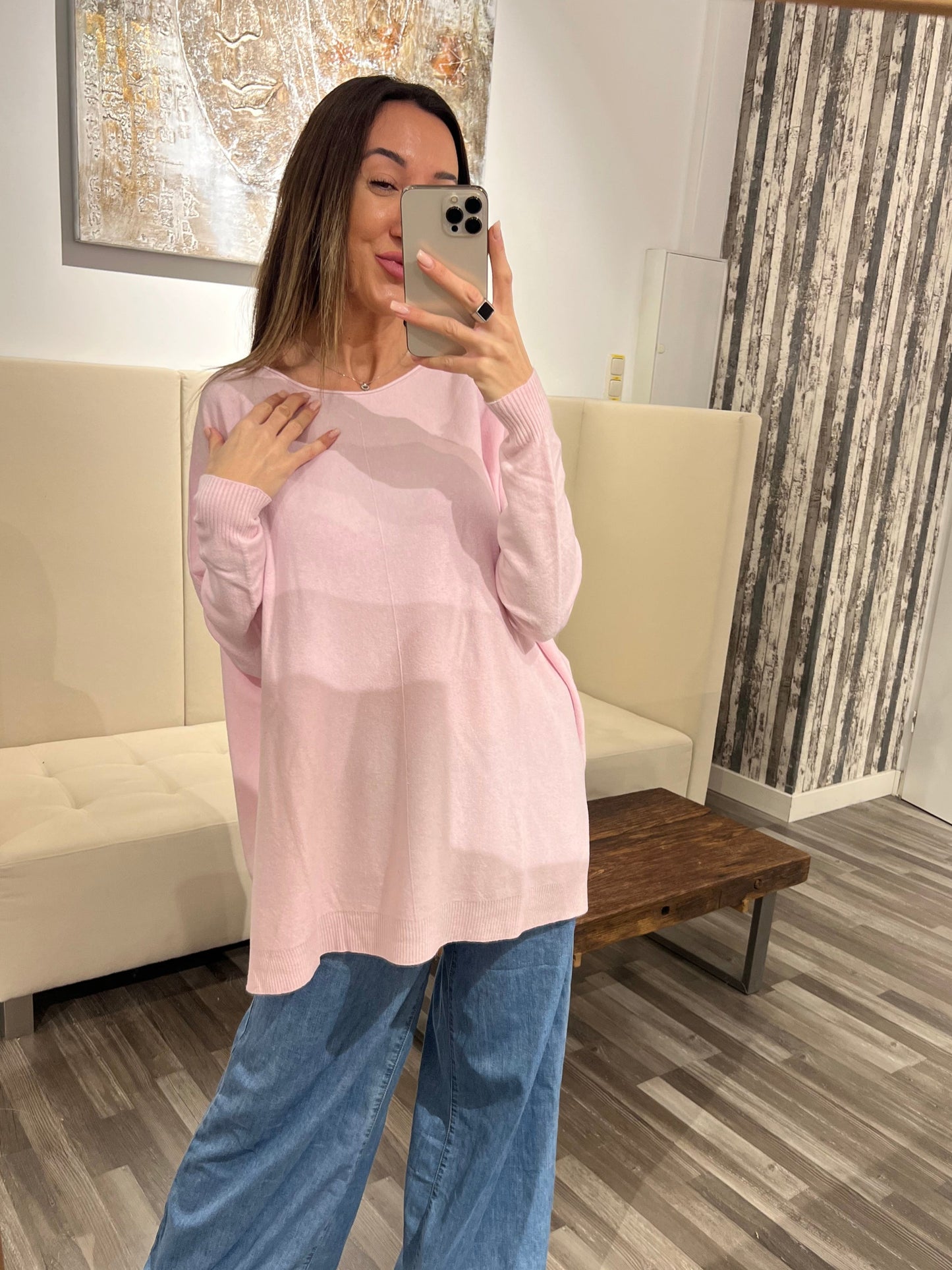 Pullover Vdulcie – Feinstrick Oversize | Made in Italy