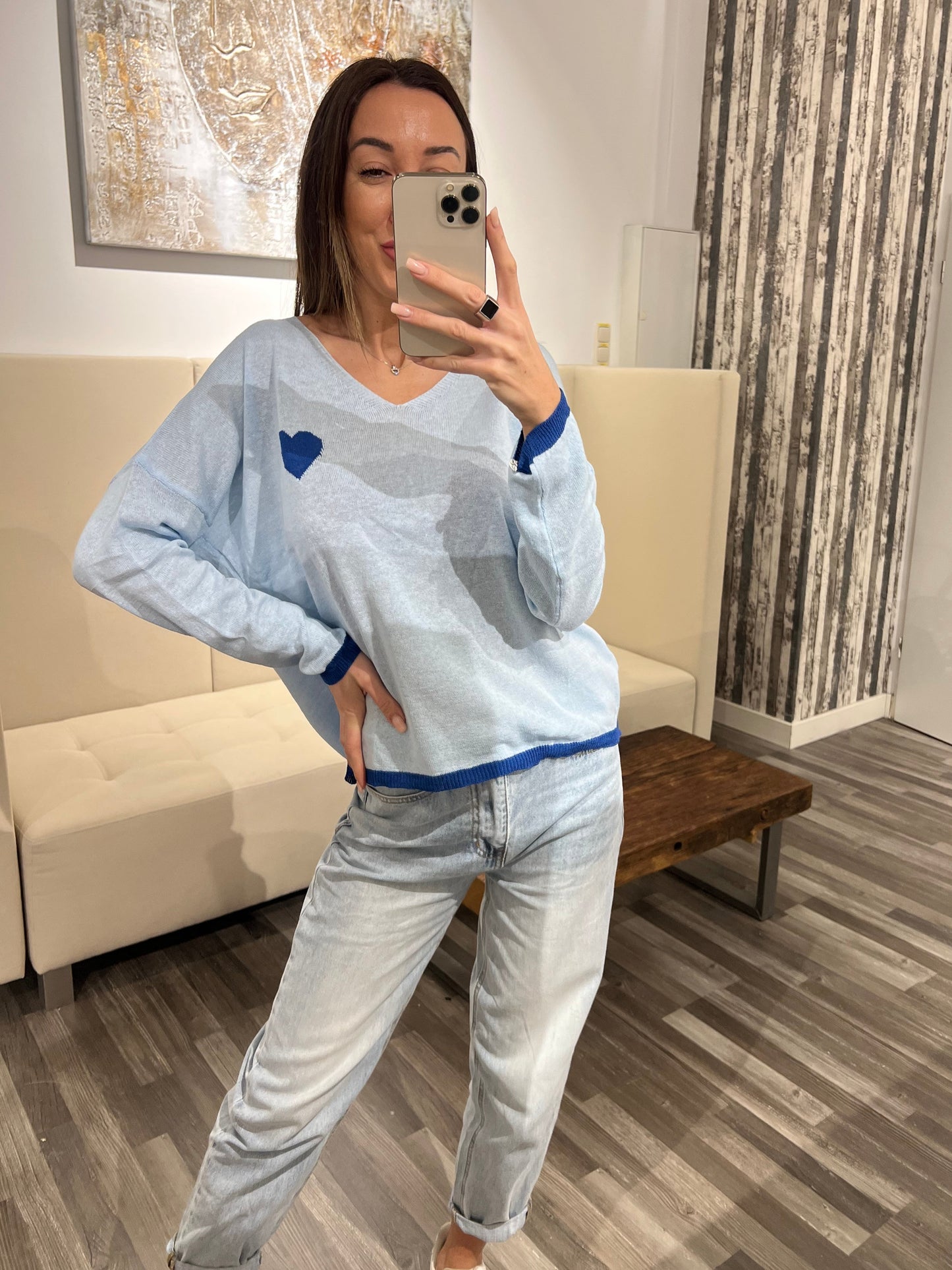 Pullover Vfeige – 100 % Baumwolle | Made in Italy