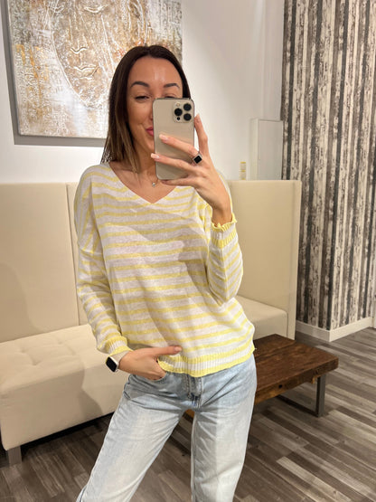 Pullover Vbirne – 100 % Baumwolle | Made in Italy