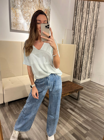 Jeans Vliv – Moderne Wide-Leg Denim mit Stil & Komfort