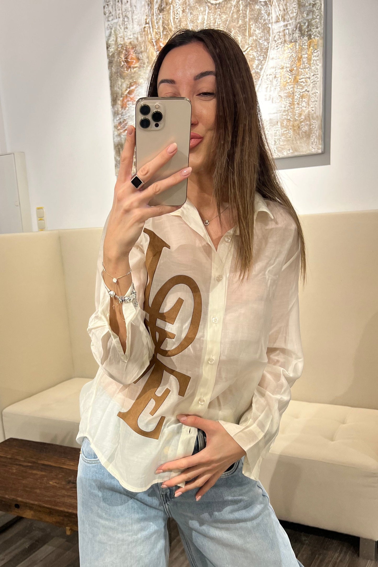 Bluse Vtrude – Modern Statement mit italienischem Flair