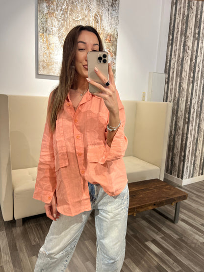 Bluse Vmessina – Luftige Leinen-Eleganz