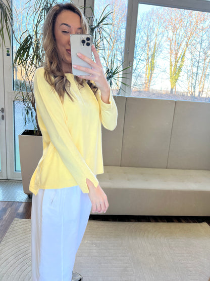 ok Feinstrickpullover Variadne mit Rundhals