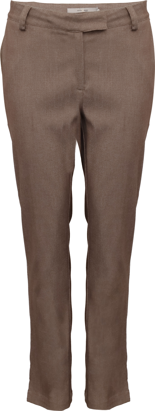 Costamani „Natacha“ Hose in Latte – Skandinavische Eleganz in warmem Naturton