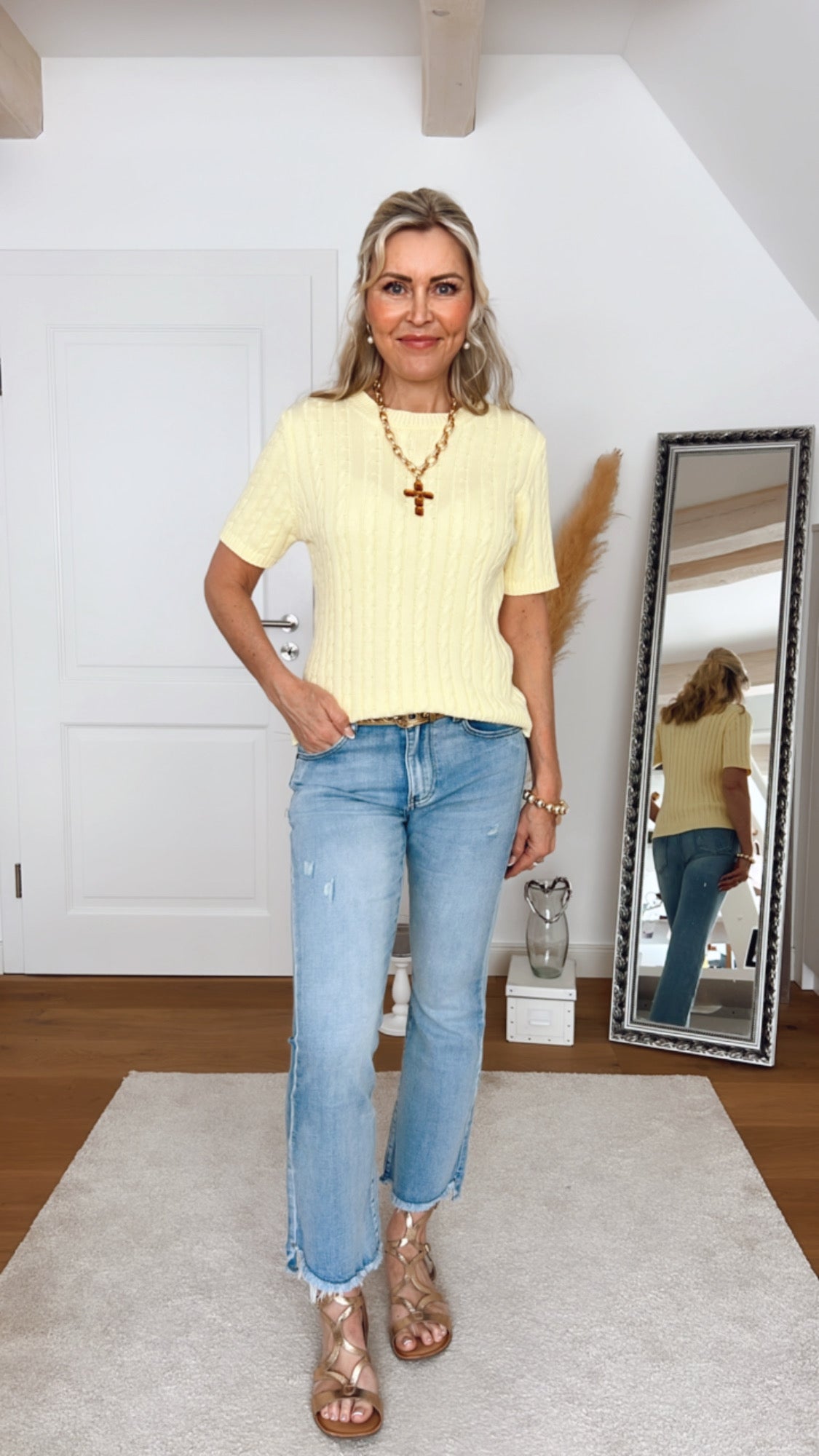 Jeans Vpesca – Slim Fit Denim mit modernem Cropped-Finish