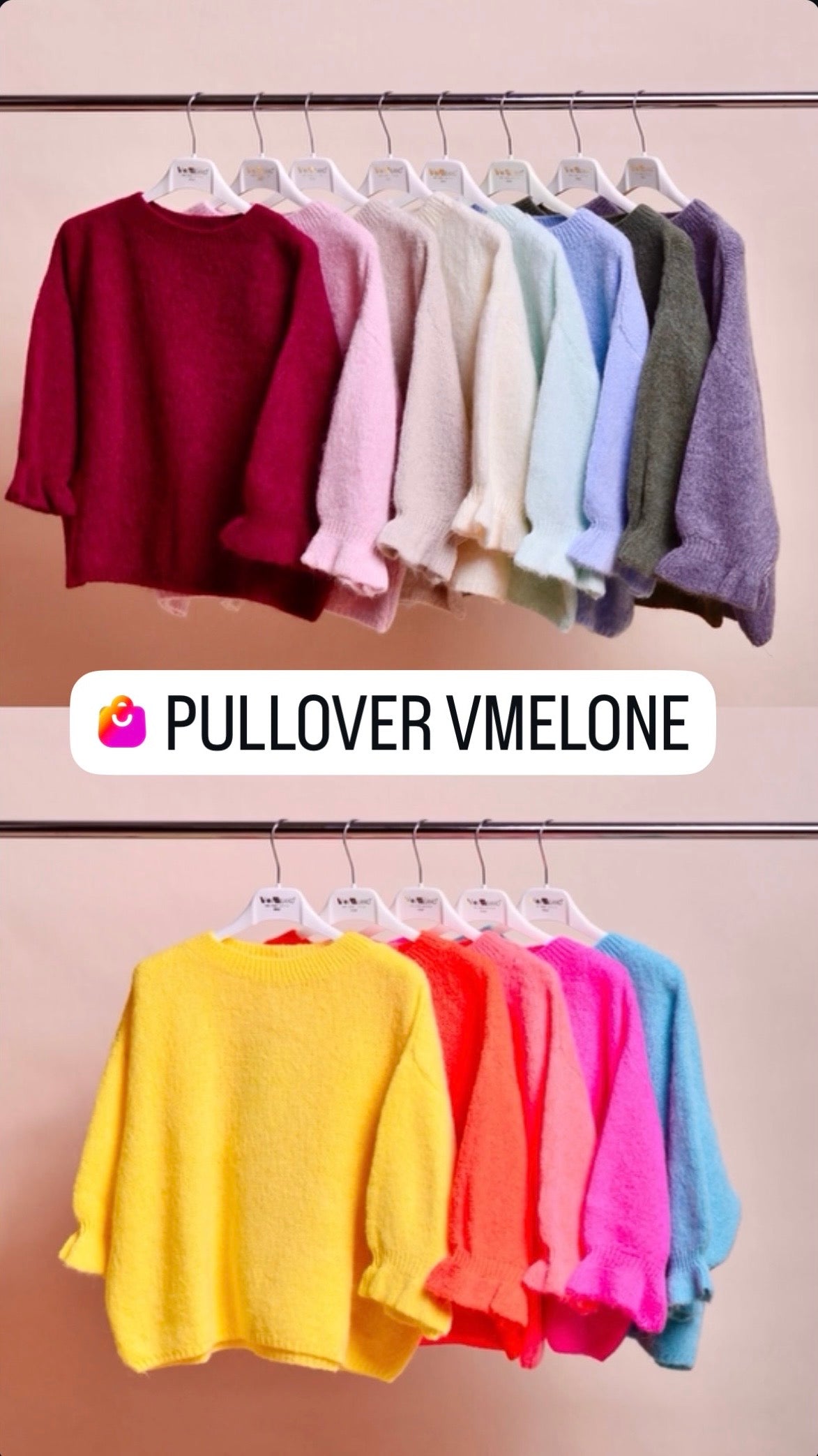 Pullover Vmelone – Soft Alpaka Chic | Made in Italy