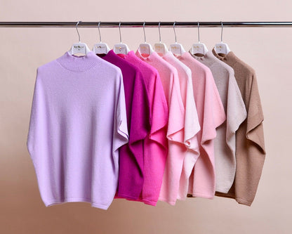 Pullover Vgraceful – Feinstrick mit modernem Stehkragen | Made in Italy