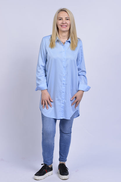 Bluse Vkali – Luftige Baumwollbluse Made in Italy