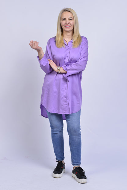 Bluse Vkali – Luftige Baumwollbluse Made in Italy