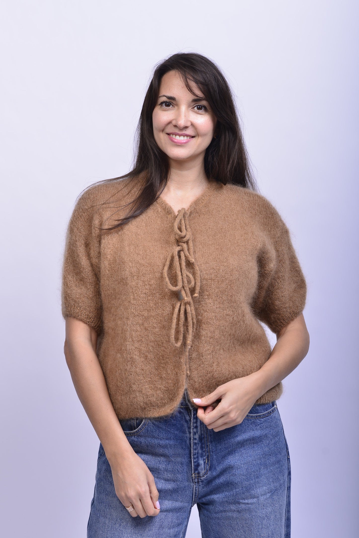 Jacke Vbogdana – Mohair Cardigan | Made in Italy