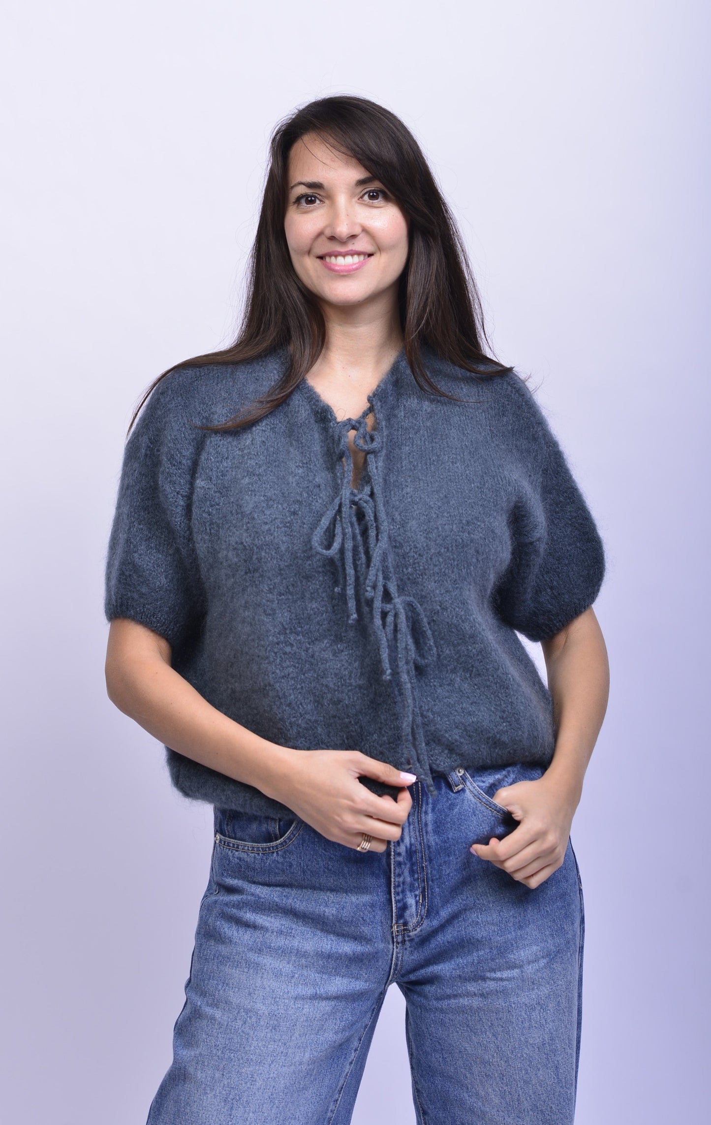 Jacke Vbogdana – Mohair Cardigan | Made in Italy