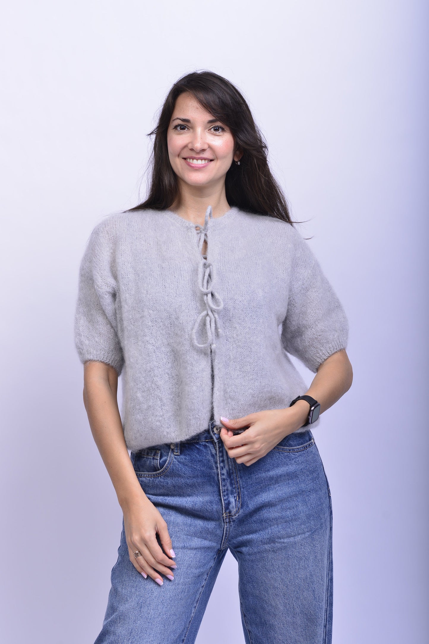 Jacke Vbogdana – Mohair Cardigan | Made in Italy