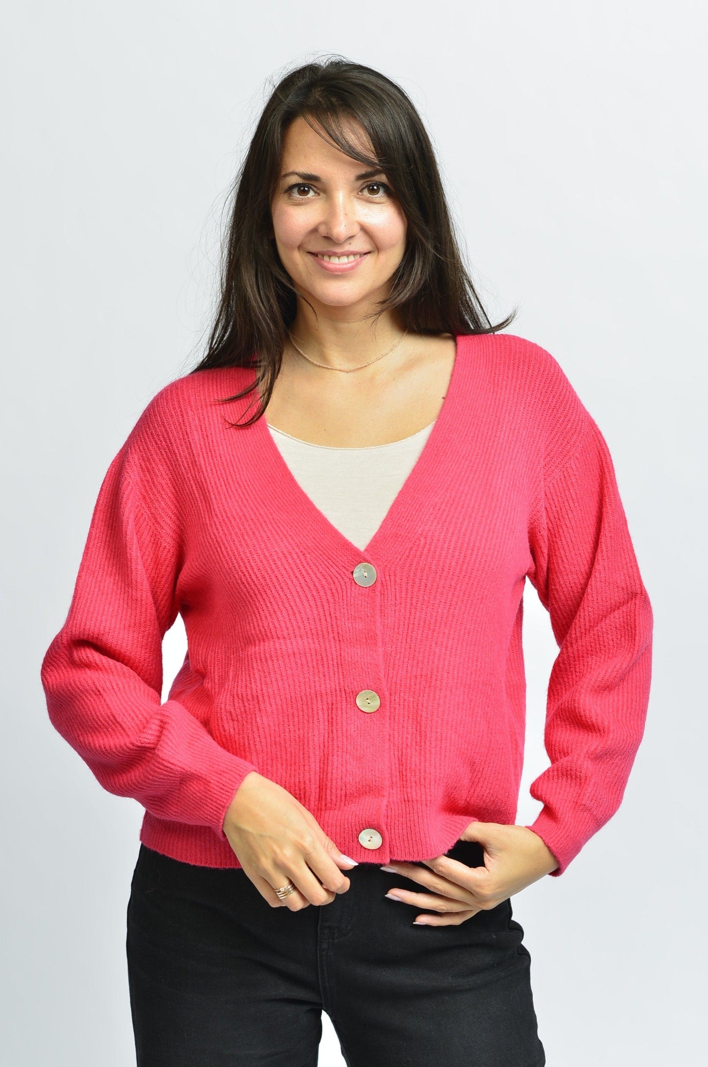 Jacke Vouro – Feinstrick Cardigan | Made in Italy