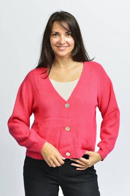 Jacke Vouro – Feinstrick Cardigan | Made in Italy