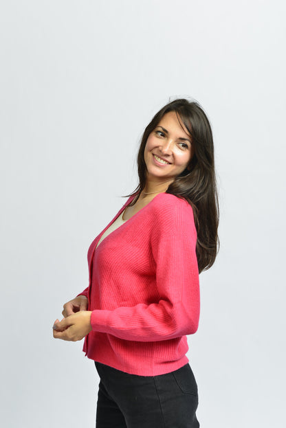 Jacke Vouro – Feinstrick Cardigan | Made in Italy