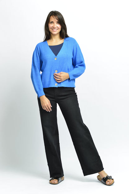 Jacke Vouro – Feinstrick Cardigan | Made in Italy