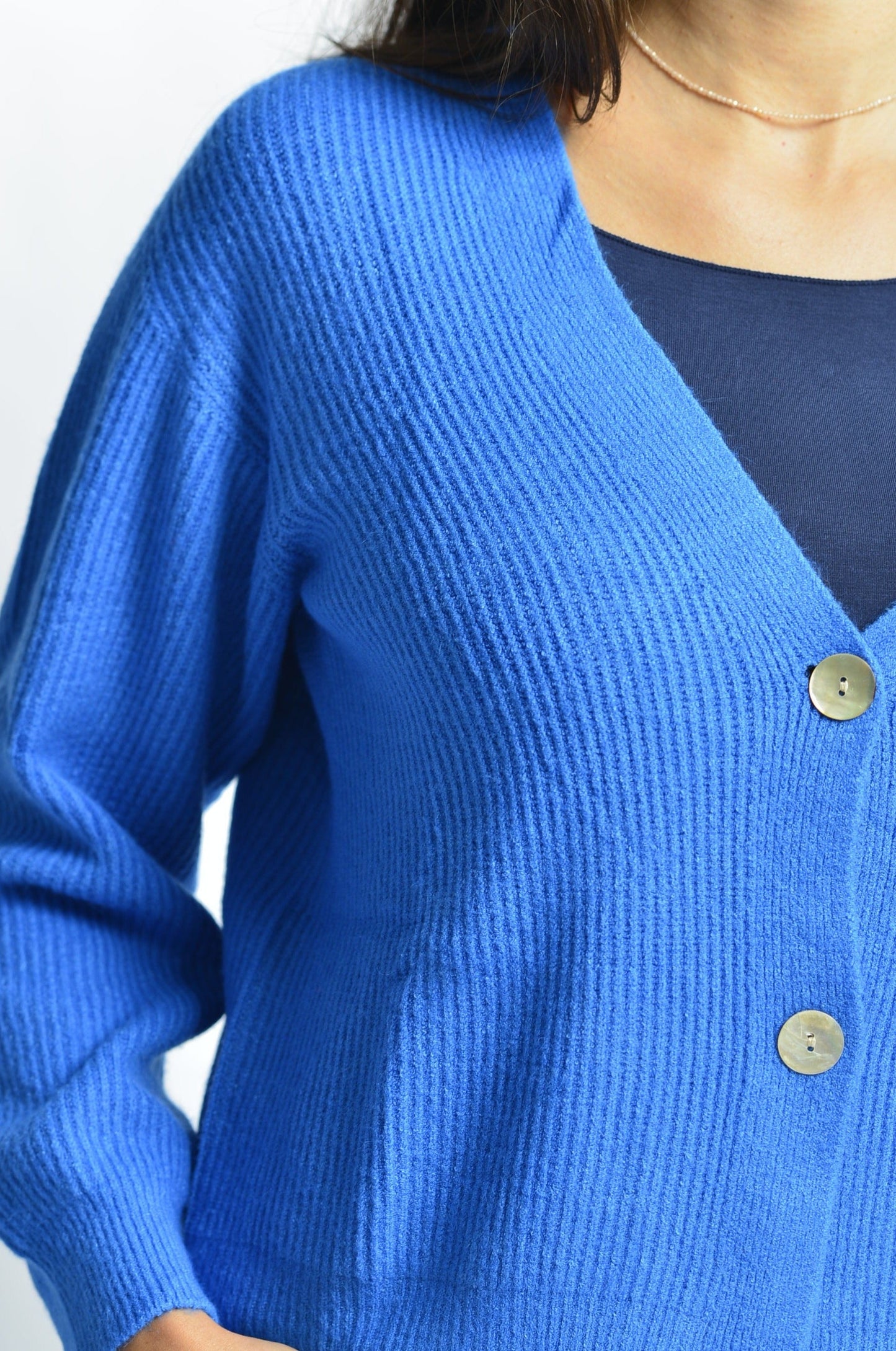 Jacke Vouro – Feinstrick Cardigan | Made in Italy