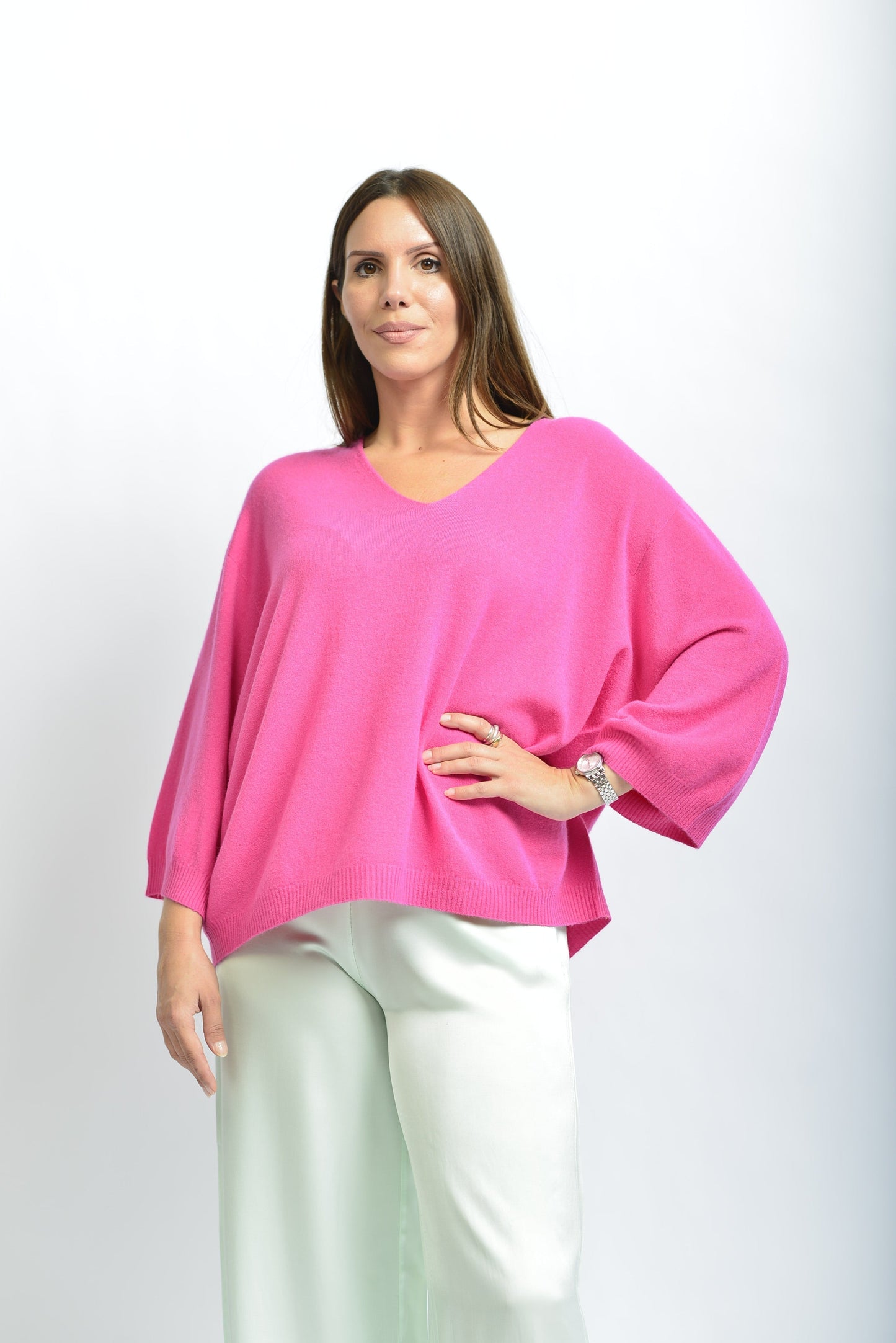 Pulli Vtiara – Leichter Feinstrick mit V-Ausschnitt | Made in Italy