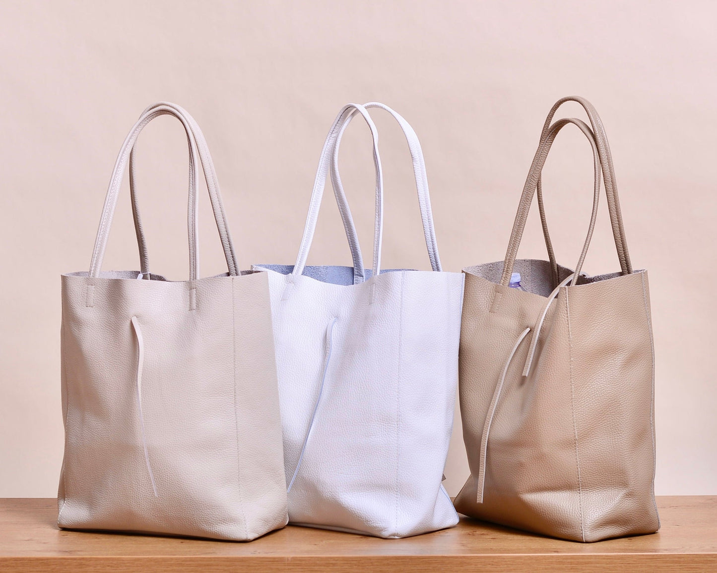 Ledertasche Vforaye – Zeitloser Premium Shopper aus echtem Leder
