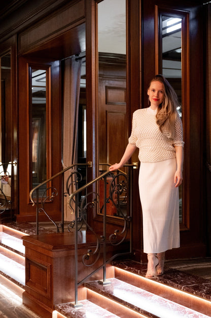 Rock Vmünchen – Eleganter Strick-Midirock