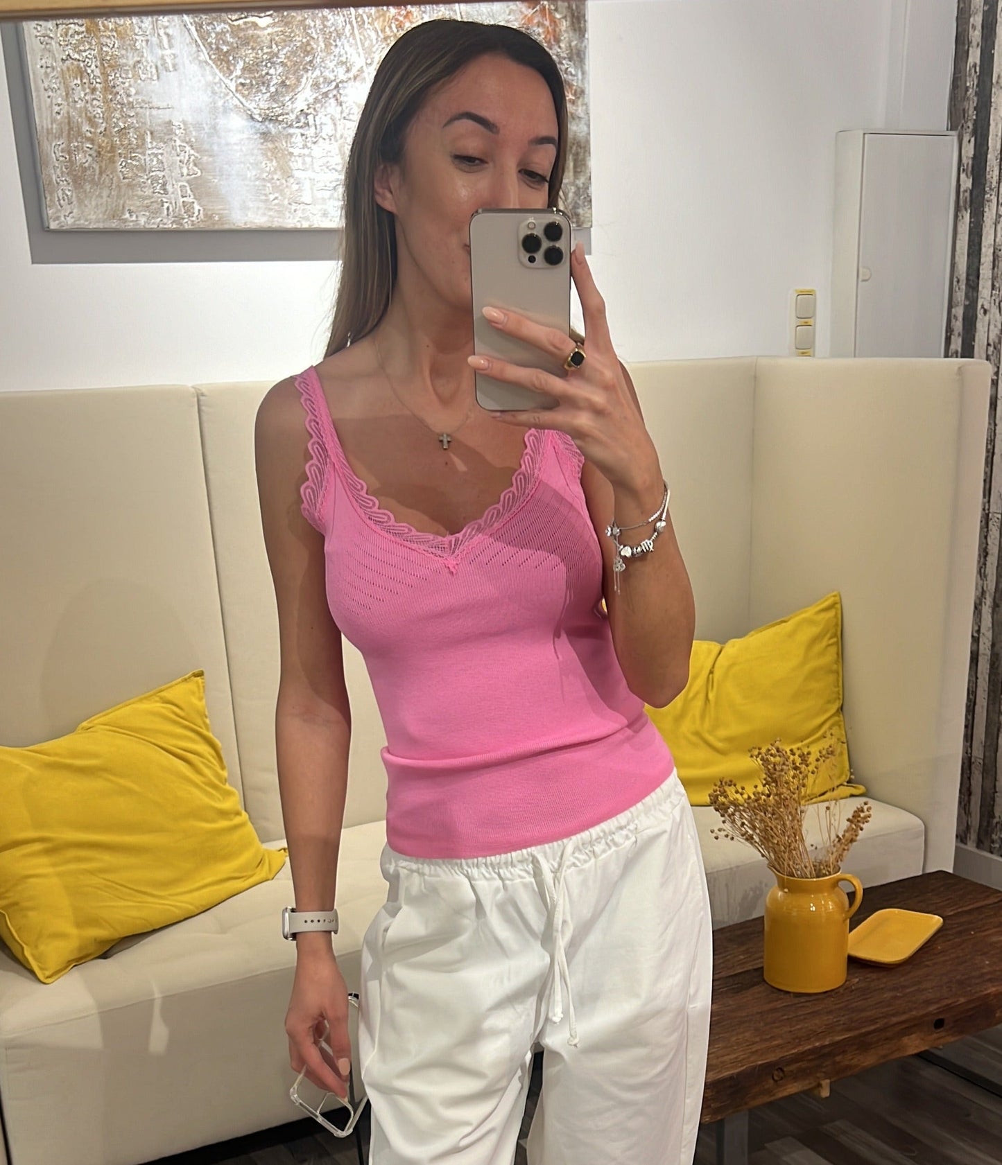 Top Spo – Feminines Lace-Basic mit perfektem Sitz