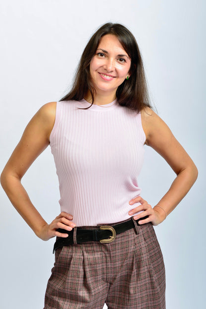 Top Vkleopatra – Modernes Rib-Top mit perfekter Silhouette