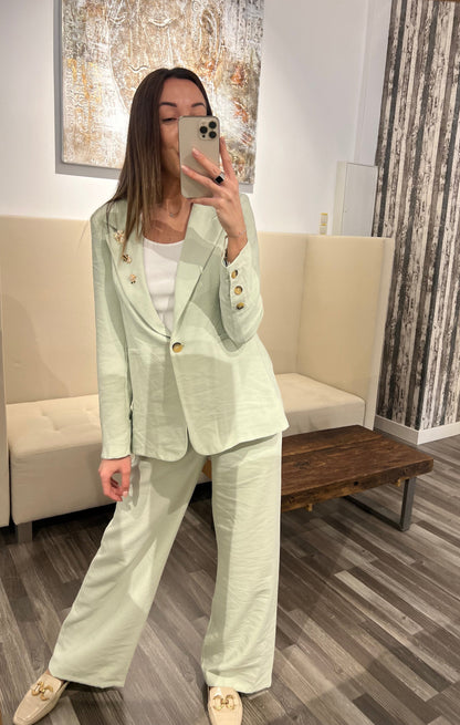 Hose Vsamoa – Fließende Wide-Leg Hose aus Viskose mit italienischem Flair