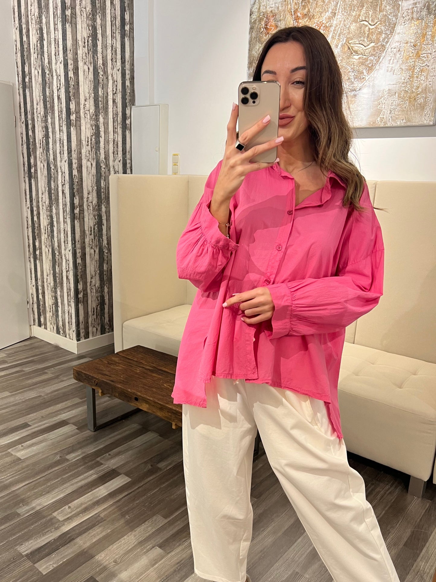 Hemd Vwitty – Lässige Baumwollbluse | Made in Italy