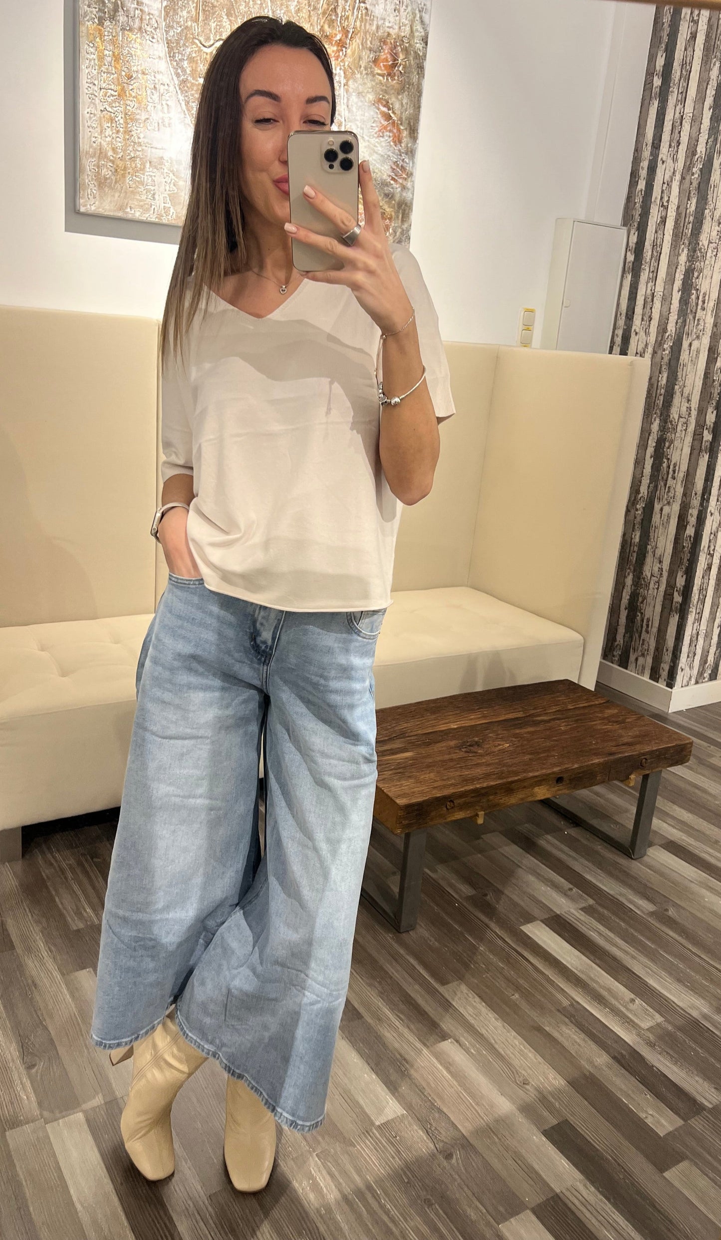 Shirt Vorely – fließendes Viskose-Shirt