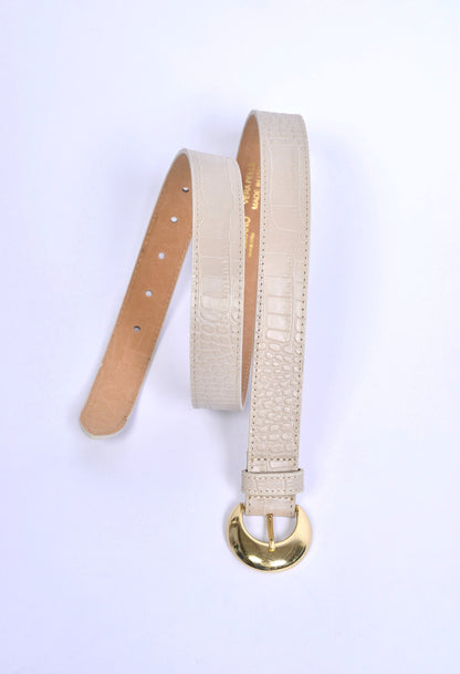 Gürtel Vkroko – Statement-Leder in edler Kroko-Optik
