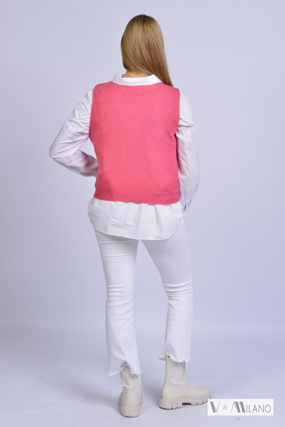 Pullunder Vnarcissa – Leichter Modal-Feinstrick | Made in Italy