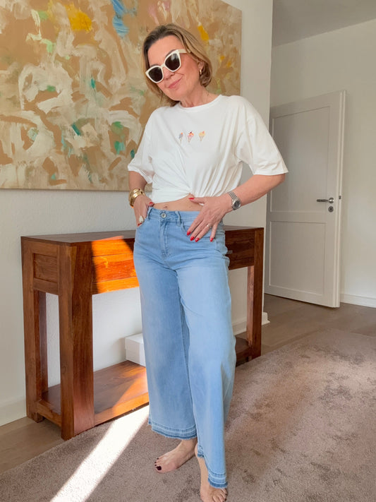 Shirt Vgelato – Lässiges Statement-Shirt mit Sommer-Print