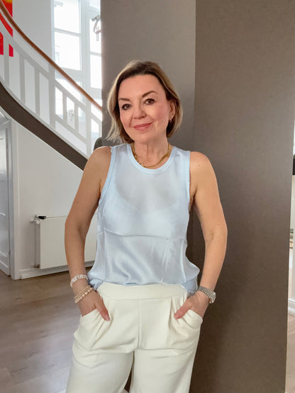 Top Vrene – Fließende Eleganz | 100 % Viskose | Made in Italy