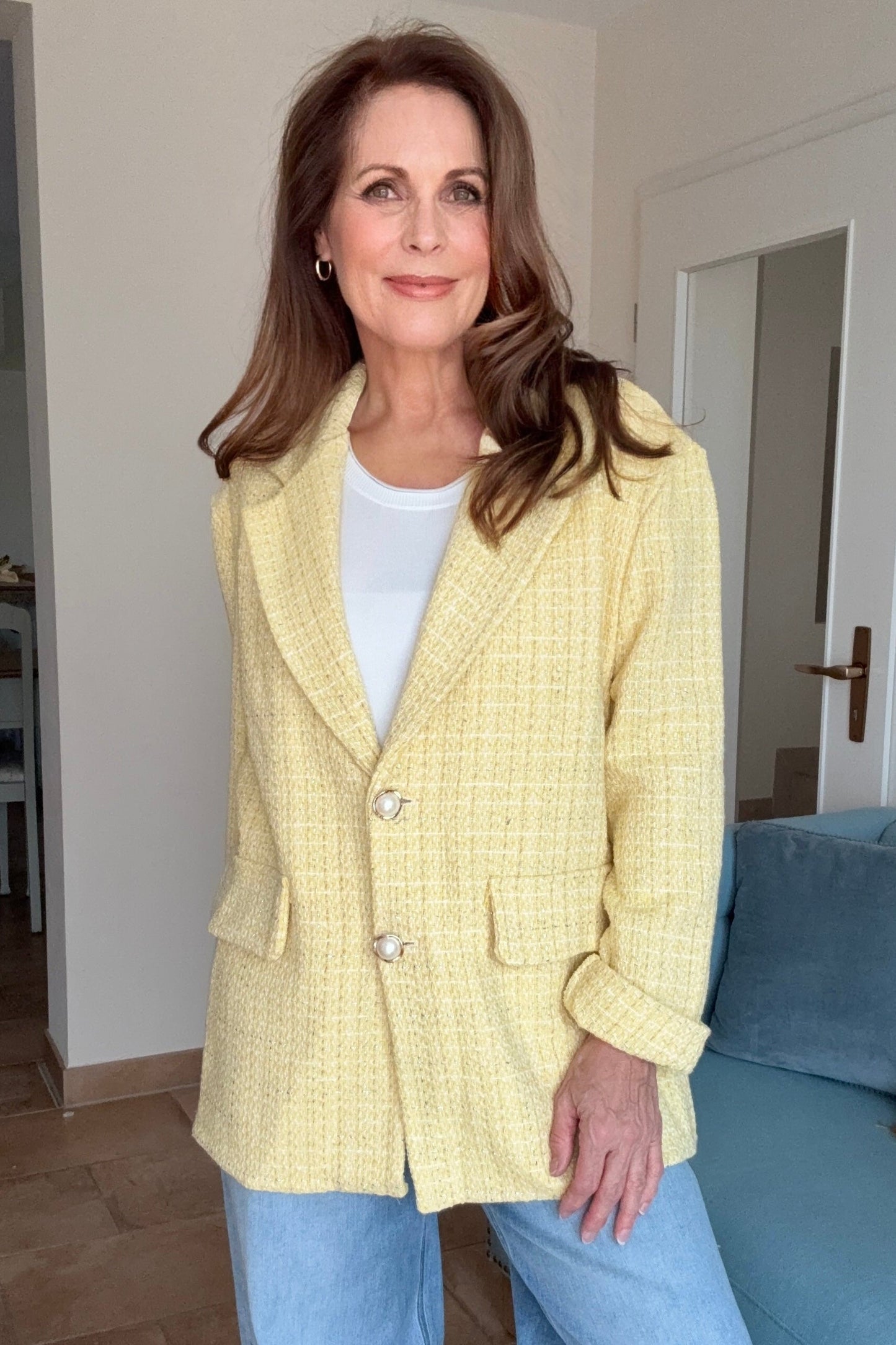 Blazer Vrapunzel – Modern Tweed Chic