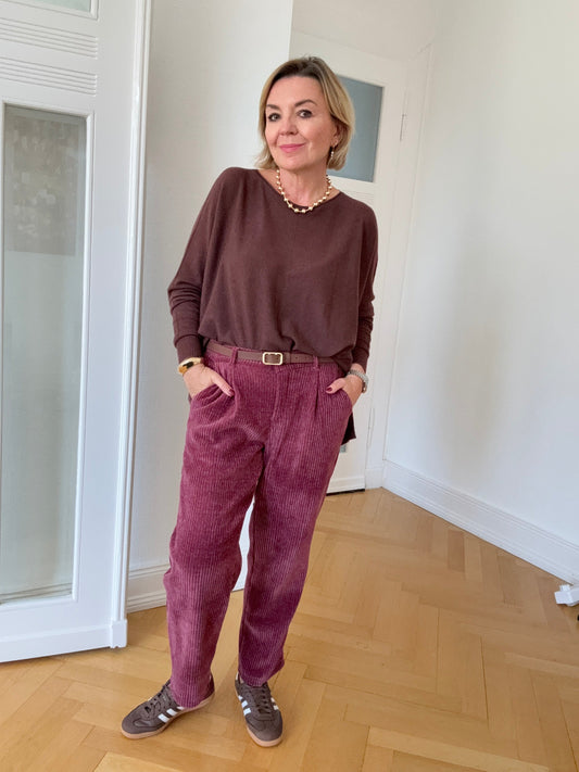 Pullover Vdulcie – Feinstrick Oversize | Made in Italy