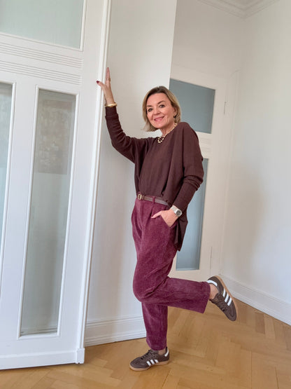 Pullover Vdulcie – Feinstrick Oversize | Made in Italy