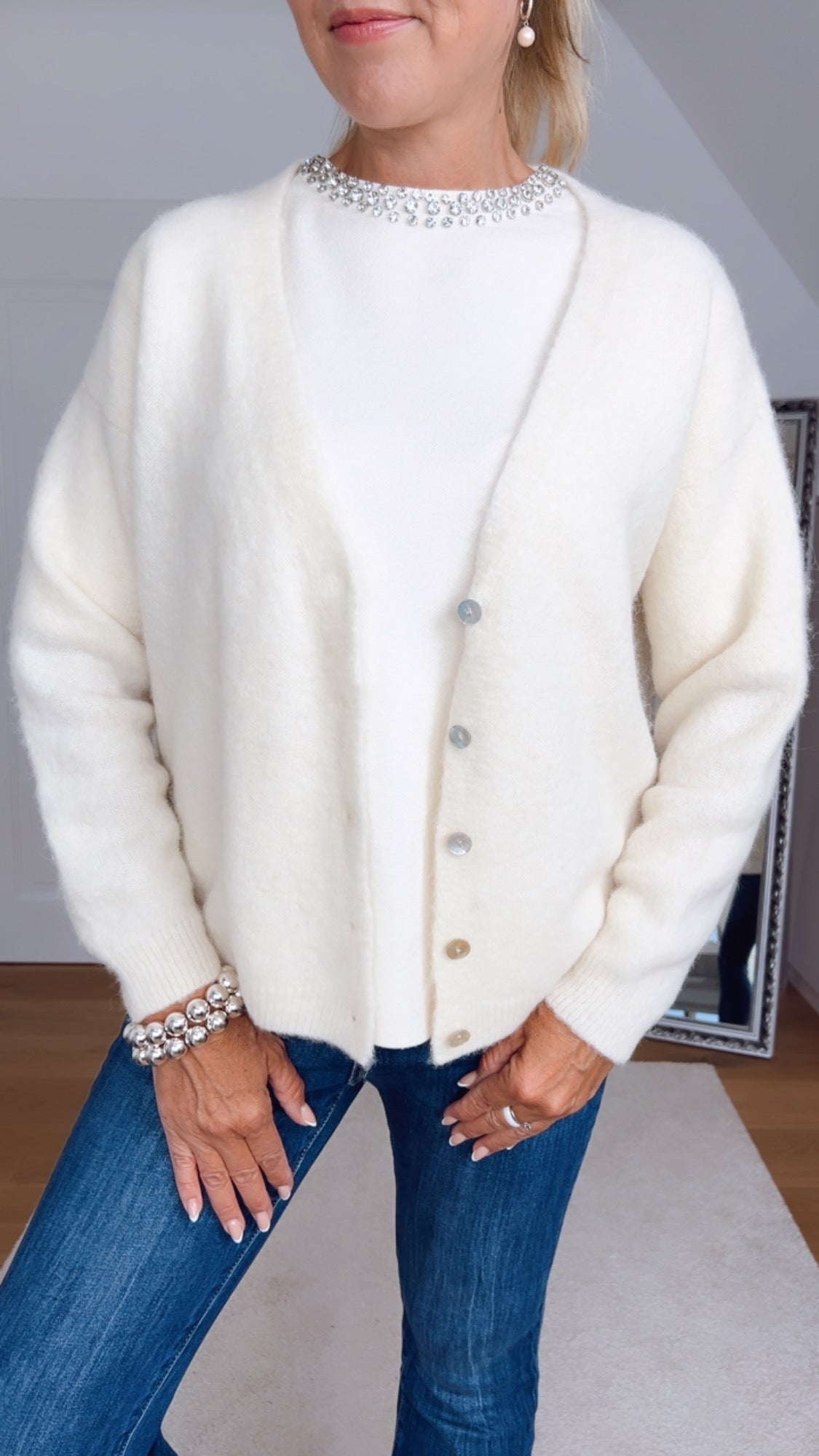 Jacke Vada – Baby Alpaka Cardigan