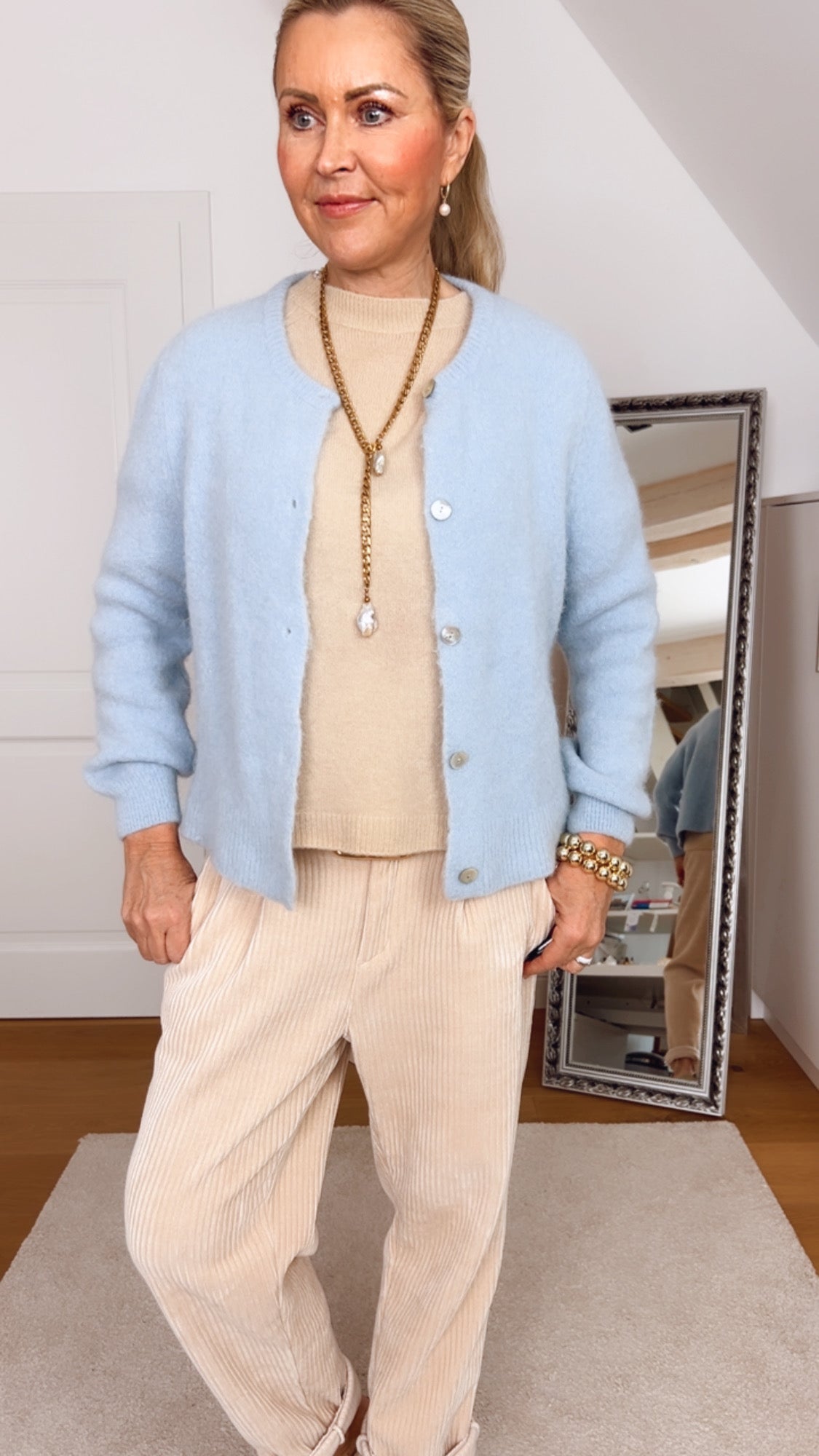 Strickjacke Velisabeth – Baby Alpaka Luxury Cardigan