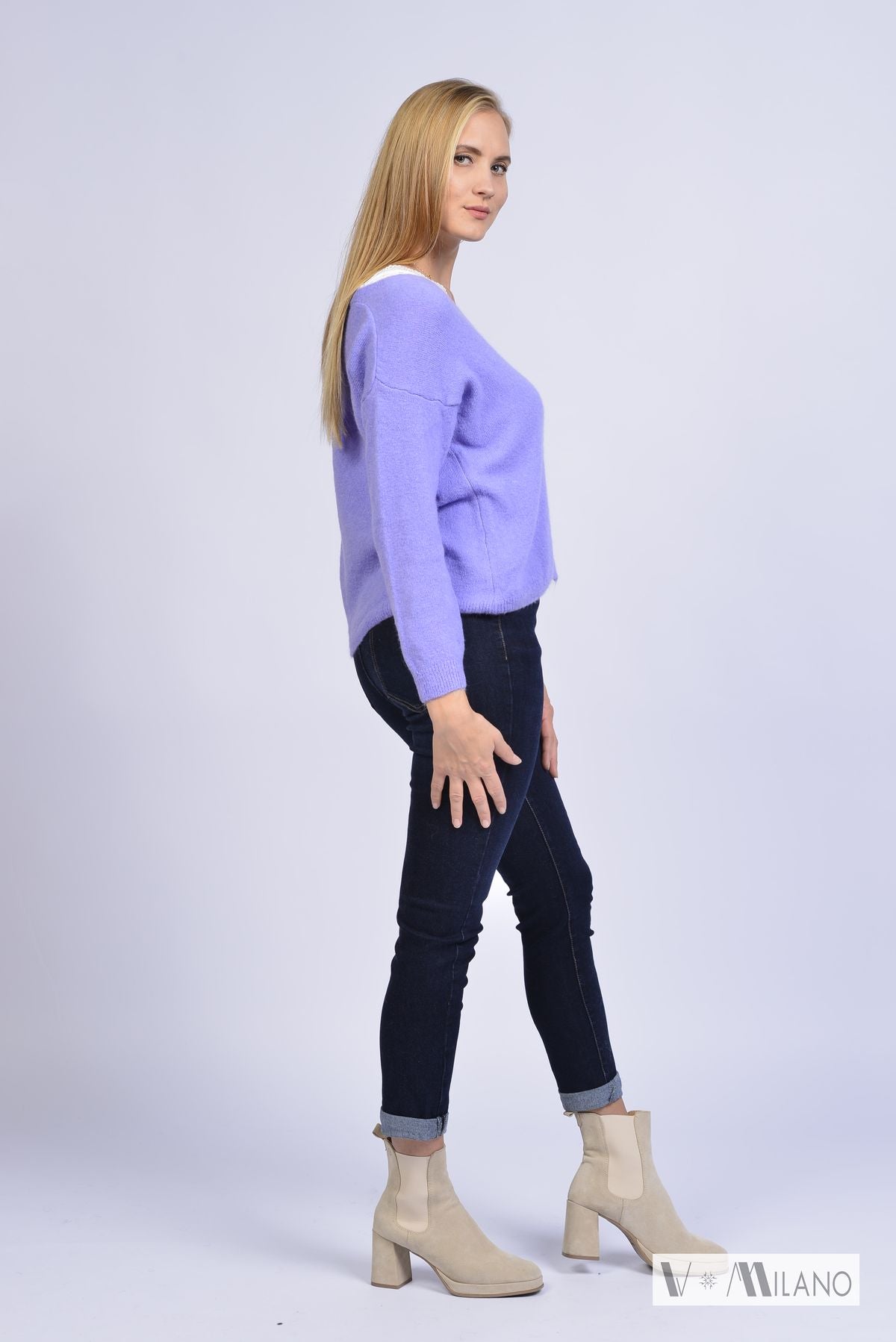 Strickjacke Vflauschig – Soft Alpaka Blend Cardigan