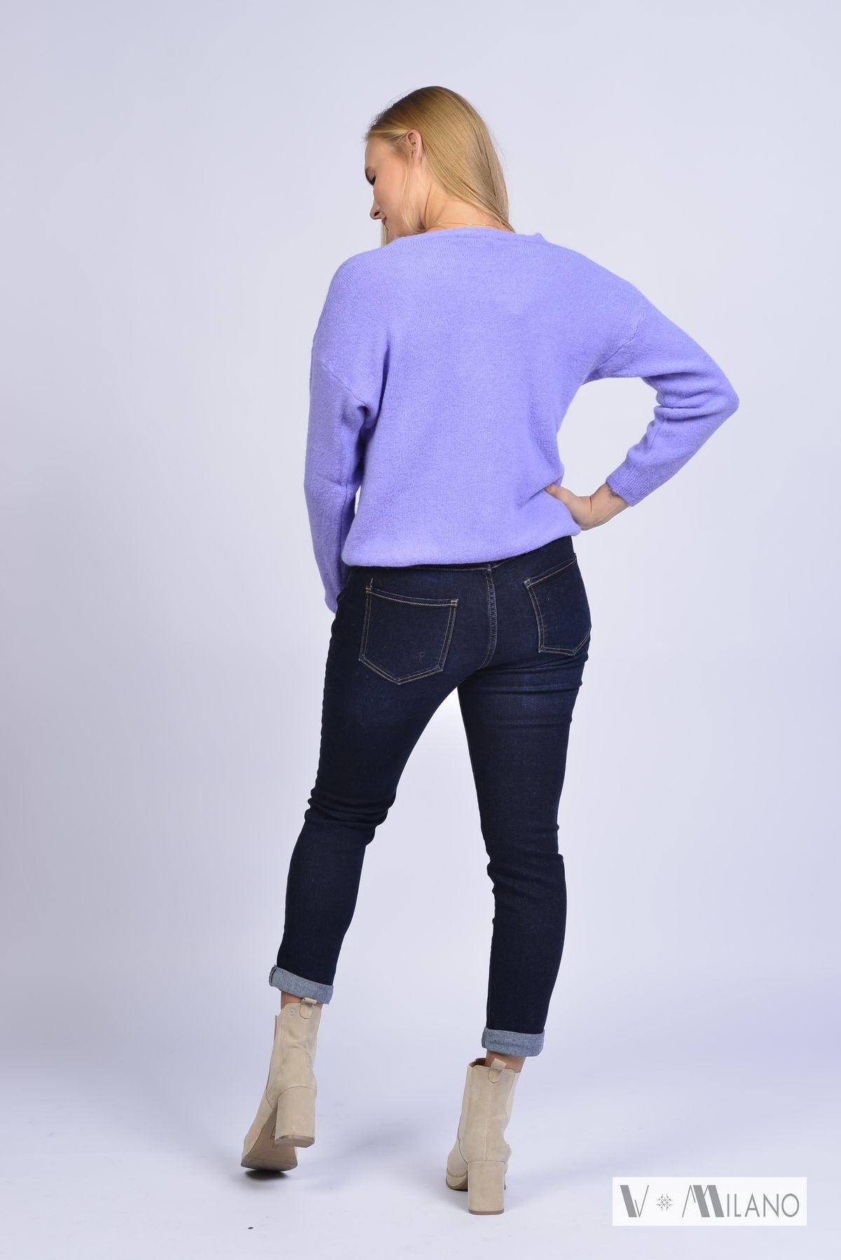 Strickjacke Vflauschig – Soft Alpaka Blend Cardigan