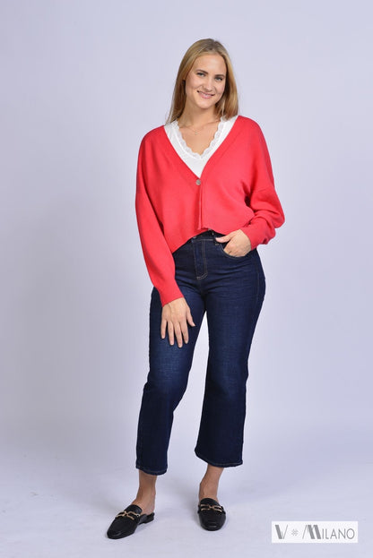 Feinstrickjacke V. Joy – Modern Chic Cardigan