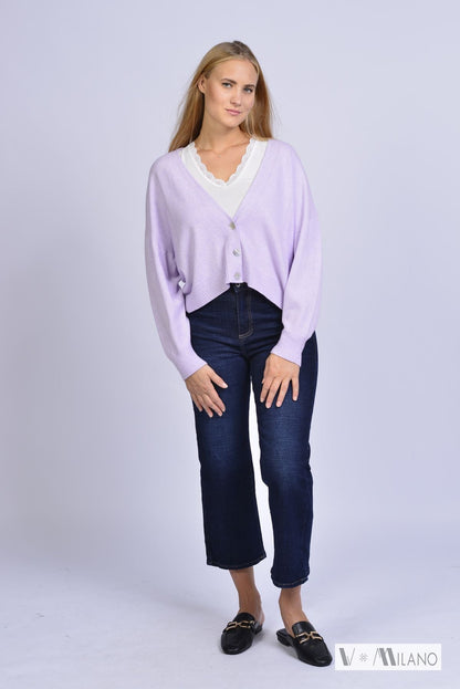 Feinstrickjacke V. Joy – Modern Chic Cardigan