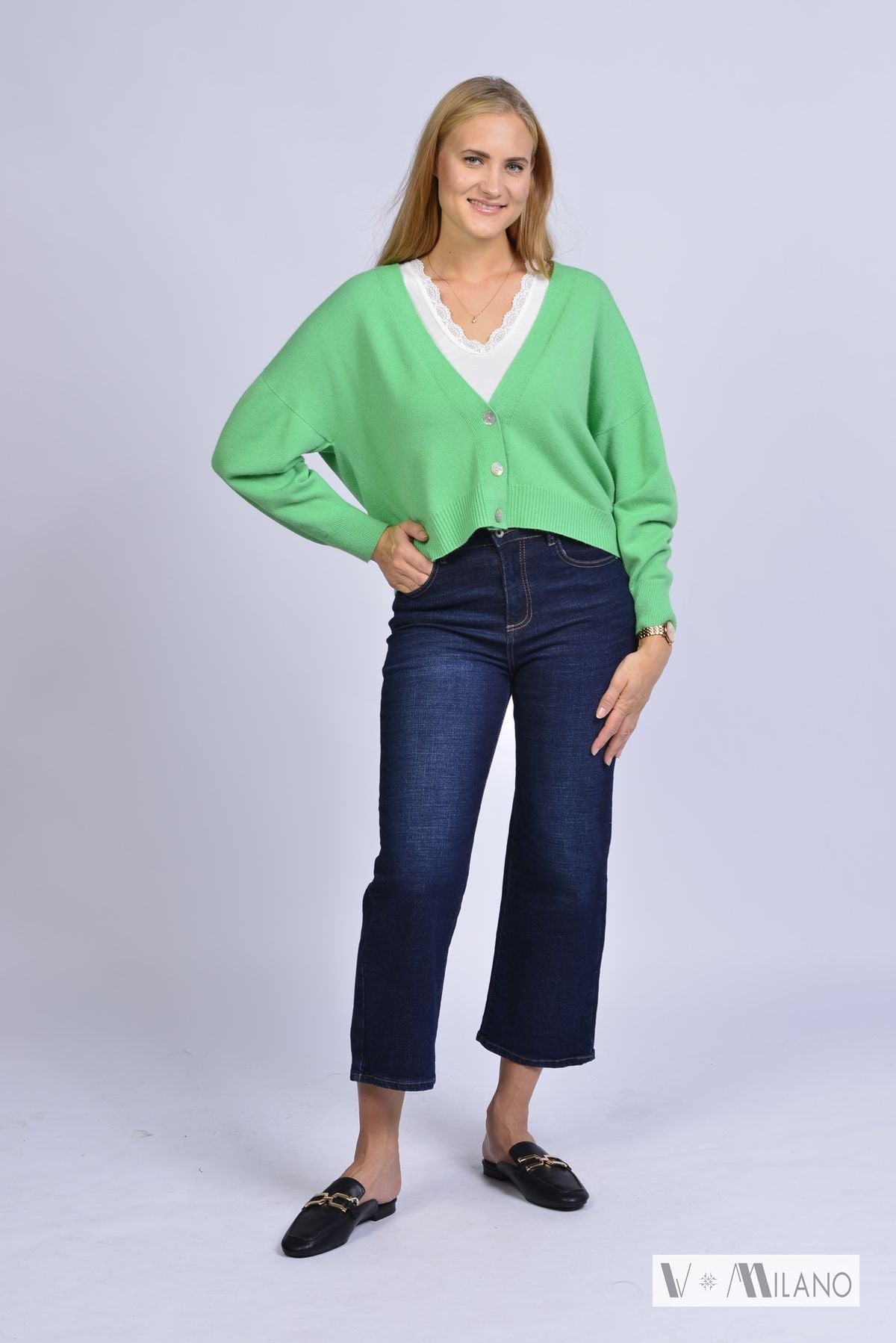 Feinstrickjacke V. Joy – Modern Chic Cardigan