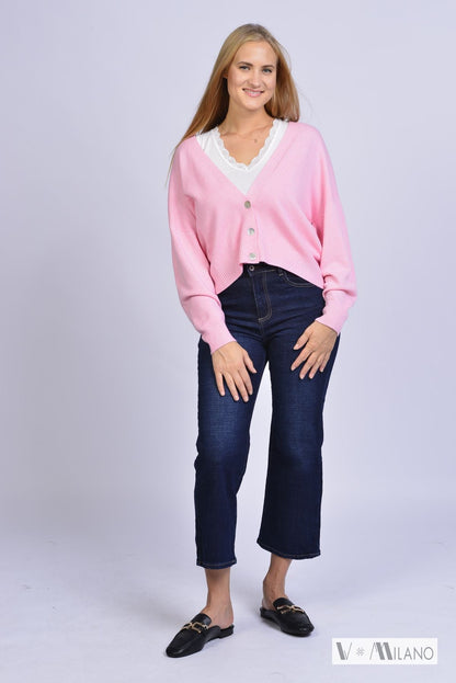 Feinstrickjacke V. Joy – Modern Chic Cardigan